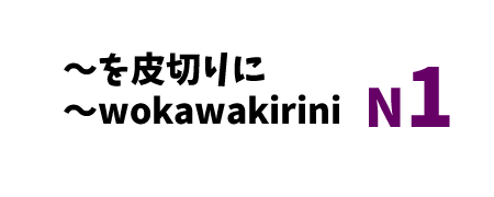 【N1】～を皮切りに/～wo kawakirini